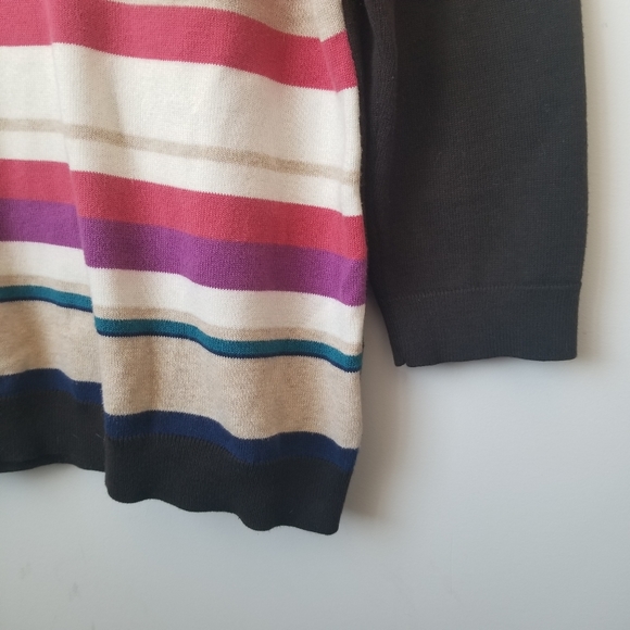 Liz Claiborne women's pullover striped sweater - Picture 6 of 8